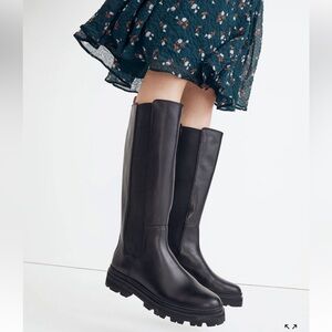 New Madewell Poppy Tall Lugsole Boots